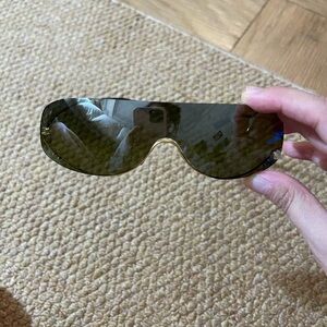 CHANEL Black and Gold Sunglasses